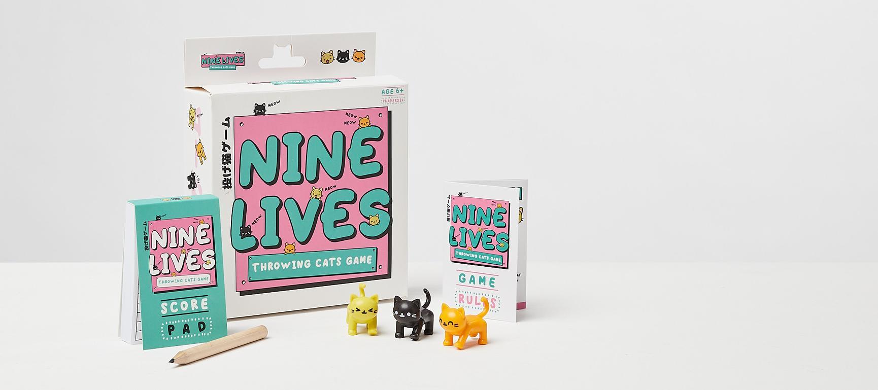 Nine Lives Throwing Cats Game Oliver Bonas