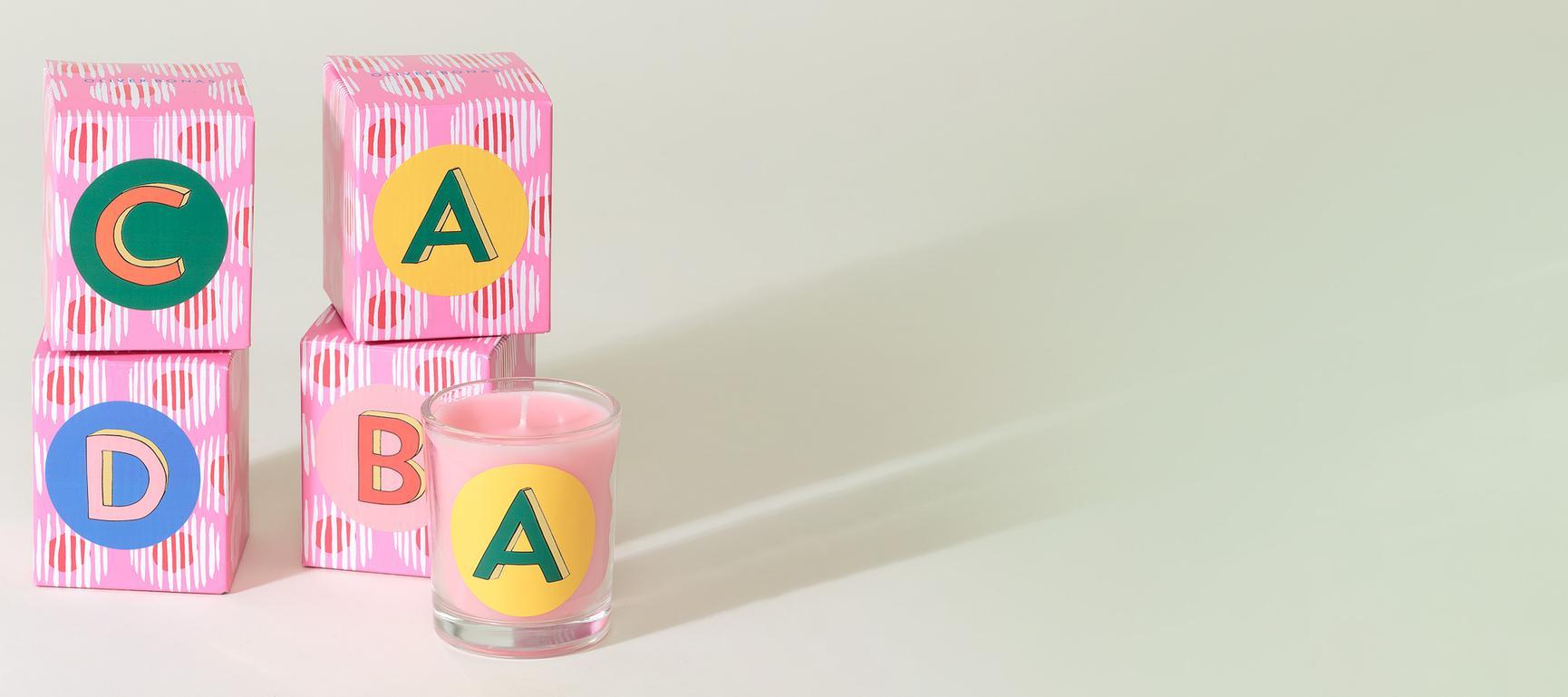 Alphabet Candle Oliver Bonas IE