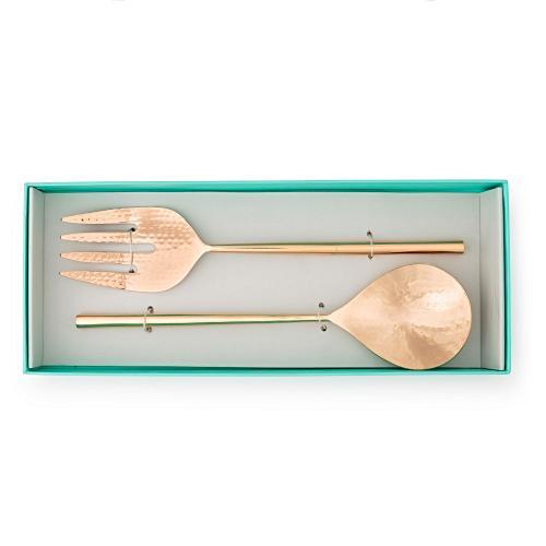 Hammered Copper Salad Servers Oliver Bonas