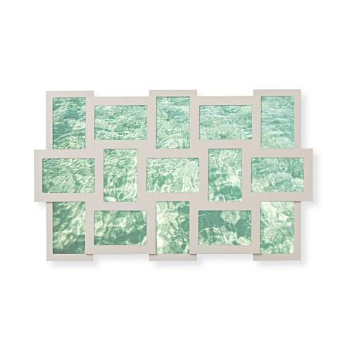 White Rubix 15 Picture 4x6" Multi Wall Frame Oliver Bonas