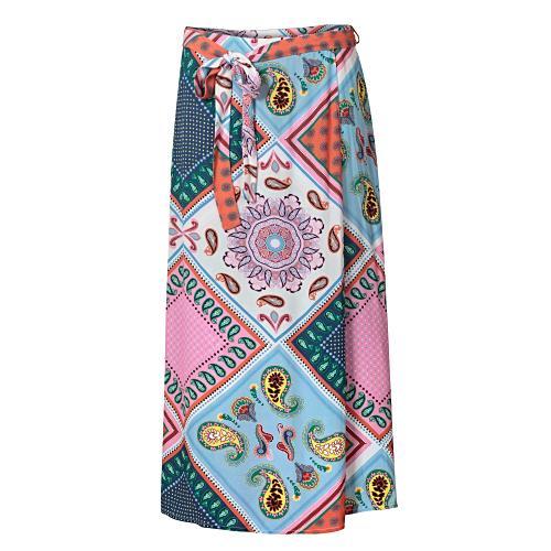 Scarf Print Wrap Skirt Oliver Bonas