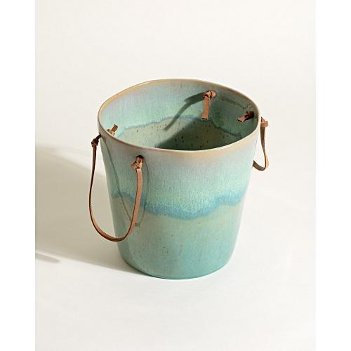 Blue Stoneware Wine Cooler Oliver Bonas