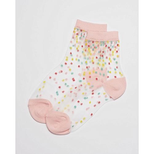 Confetti Sprinkle Sheer Ankle Socks Oliver Bonas
