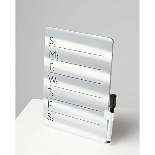 Iridescent Dry Erase Board Weekly Planner Oliver Bonas