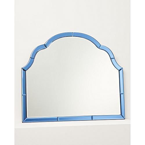 Aurora Green Glass Wall Mirror Oliver Bonas