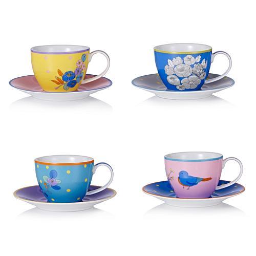 Rosalie Set of Four Espresso Cups Oliver Bonas