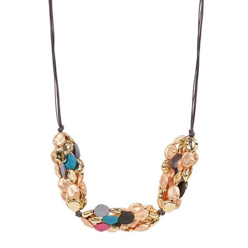 Colson Multi Beaded Collar Necklace | Oliver Bonas