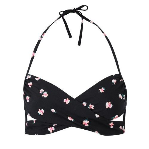 Malibu Floral Bikini Top | Oliver Bonas