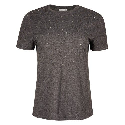 Gem Detail Grey T-Shirt | Oliver Bonas