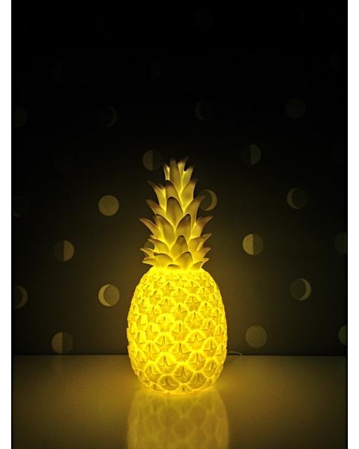 Yellow Pineapple Lamp Oliver Bonas
