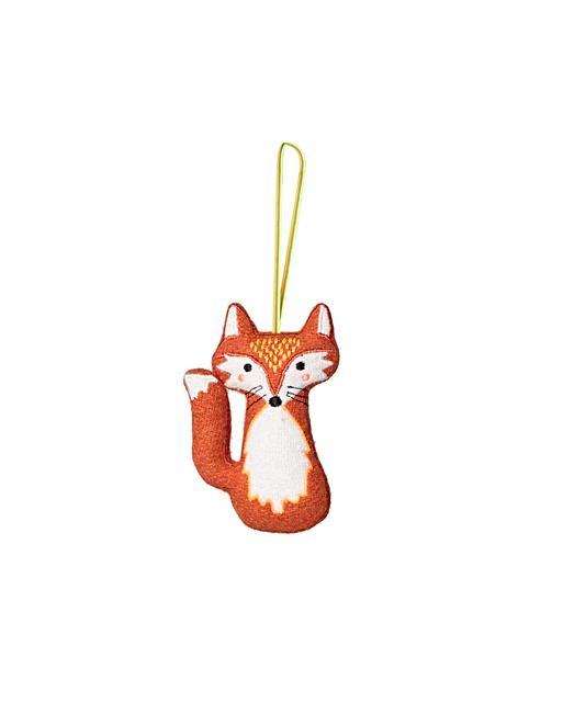 Fox Christmas Hanging Decoration Oliver Bonas