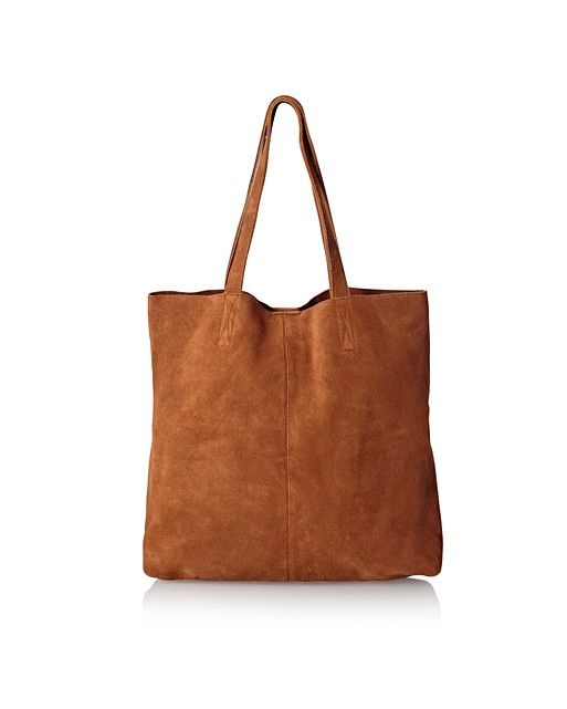Izzy Suede & Leather Shopper Bag | Oliver Bonas