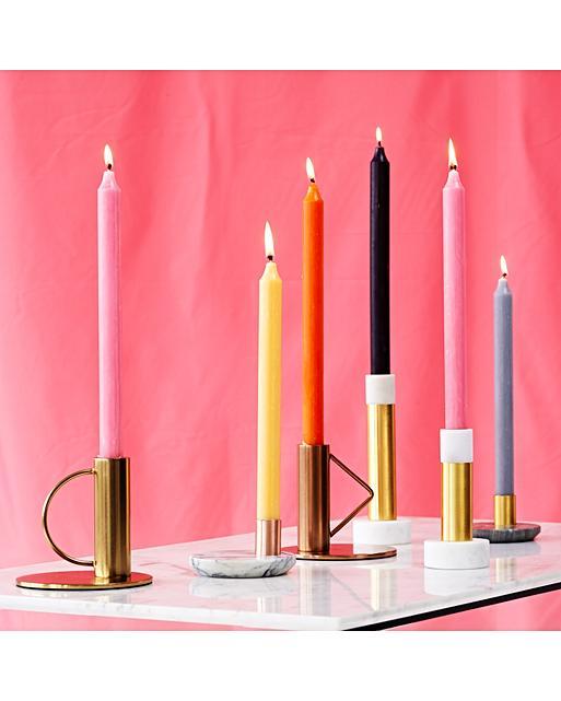 Taper Marble Candle Stick Holder Oliver Bonas