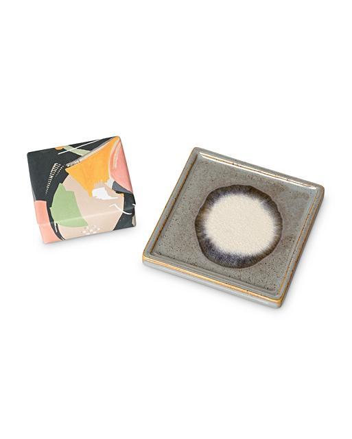 Rosemary & Sage Soap Dish Set Oliver Bonas