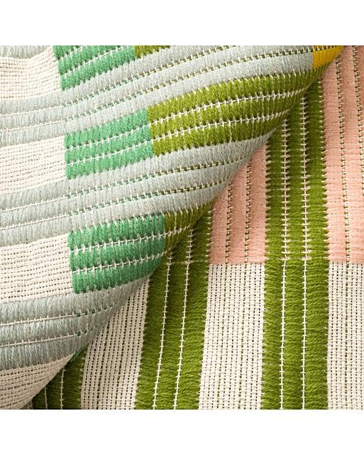 Woven Blanket Stitch Throw Oliver Bonas