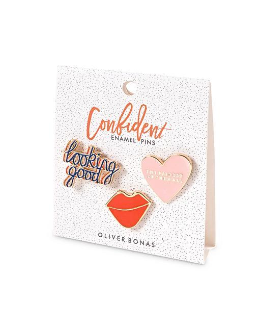 Confident Enamel Pin Pack Oliver Bonas