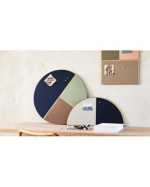 Semi Circle Linen Photo Pin Board Oliver Bonas