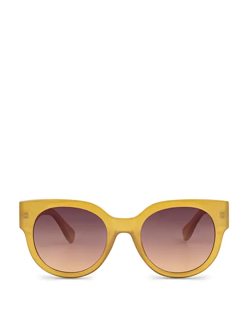Preppy Round Yellow Sunglasses Oliver Bonas