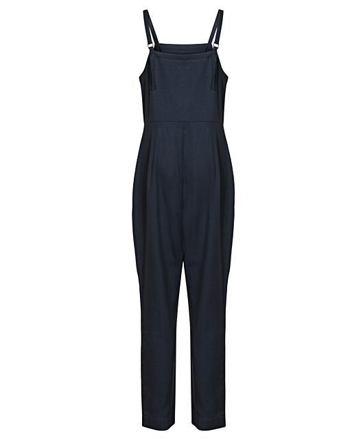 Dungaree Navy Jumpsuit Oliver Bonas