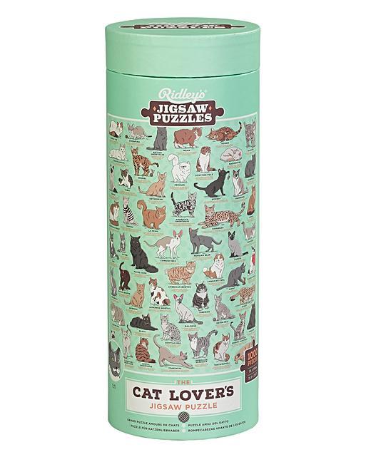 The Cat Lover's 1000 Piece Jigsaw Puzzle Oliver Bonas