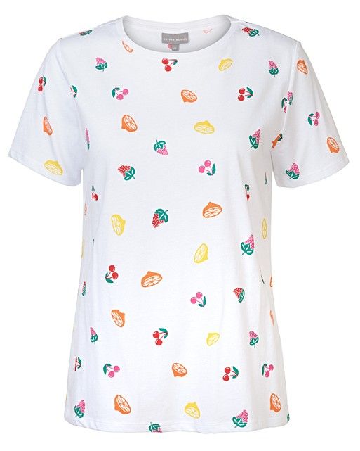 Let's Get Fruity White T-Shirt | Oliver Bonas