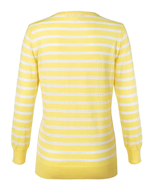 Sunshine Stripe Yellow Jumper Oliver Bonas