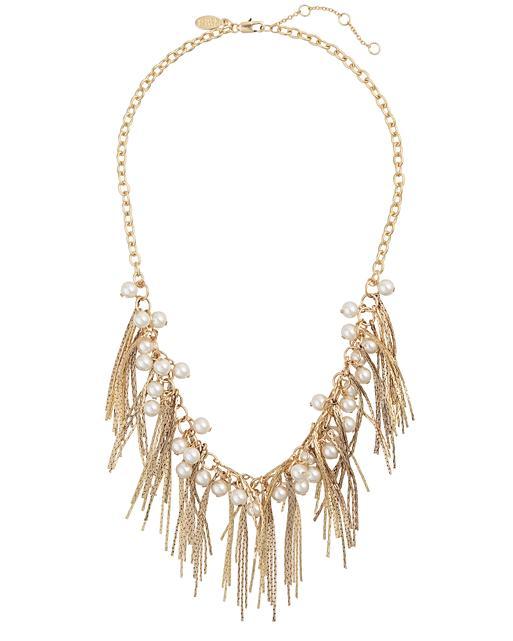 Liberty Faux Pearl & Chain Tassel Collar Necklace | Oliver ... (513 x 641 Pixel)