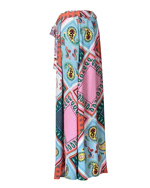 Scarf Print Wrap Skirt Oliver Bonas