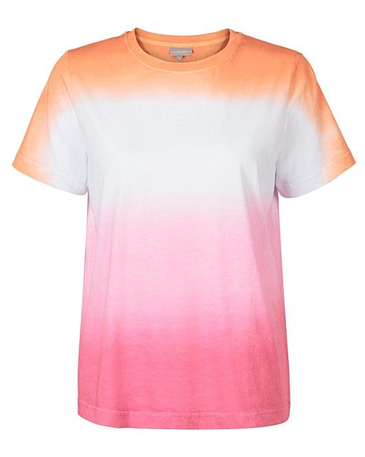 Dip Dye Orange & Pink T-Shirt | Oliver Bonas