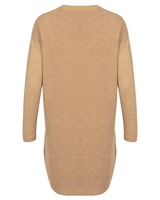 Matilda Camel Brown Knitted Jumper Dress Oliver Bonas