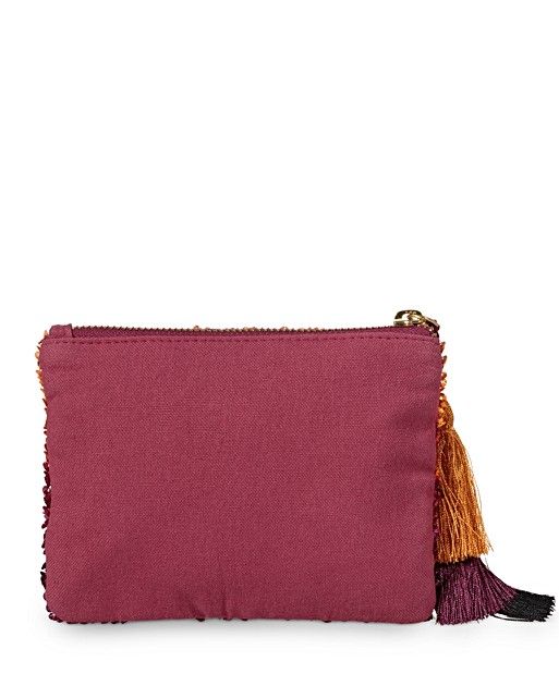 Ombre Pink Sequin Pouch | Oliver Bonas