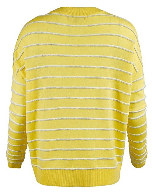 Ottoman Striped Yellow Knitted Jumper | Oliver Bonas