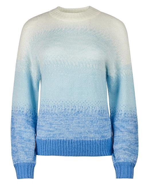 OmbrÃ© Blue Knitted Jumper | Oliver Bonas