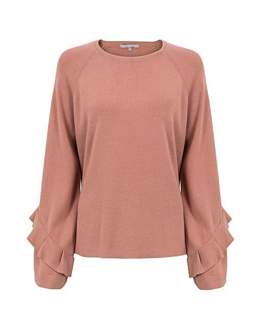 Orb Frill Sleeve Jumper Oliver Bonas