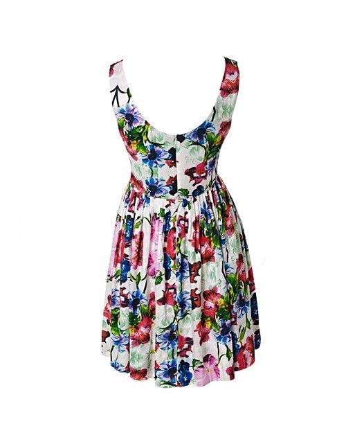 Emily and Fin Abigail Floral Bloom Print Dress | Oliver Bonas
