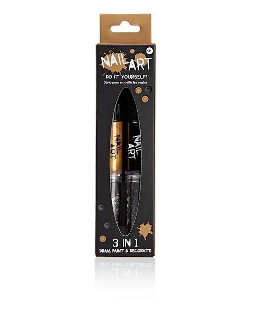 Set Of Two 3 In 1 Nail Art Pens Oliver Bonas