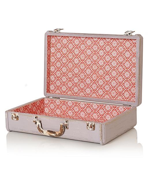 Wooden Suitcase Storage Boxes Oliver Bonas