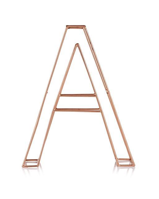 Copper Alphabet Letter Oliver Bonas