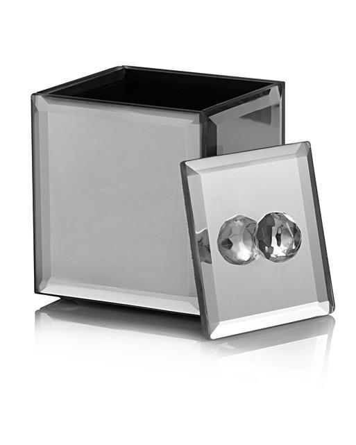 Square Glass Trinket Box Oliver Bonas