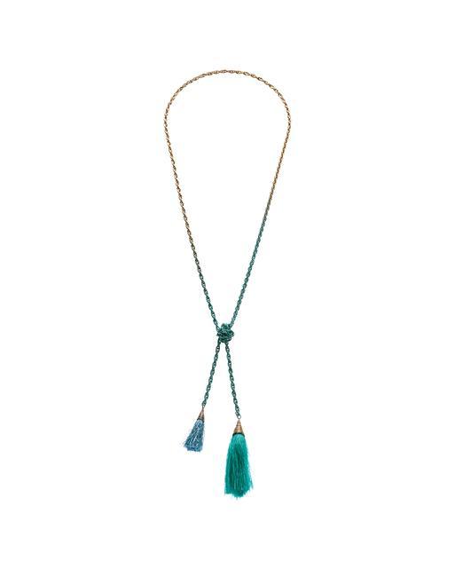 Balm Knot Tassel Necklace Oliver Bonas