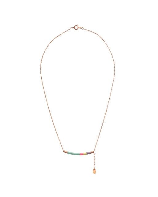Paloma Wrapped Thread Necklace | Oliver Bonas