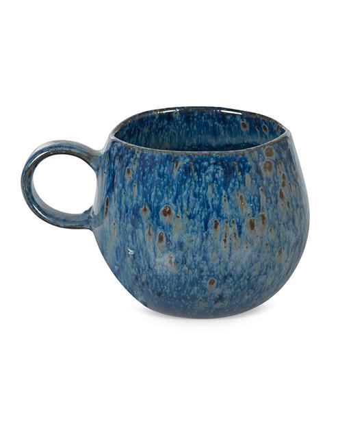 Clara Pink Navy Ceramic Espresso Cup Oliver Bonas