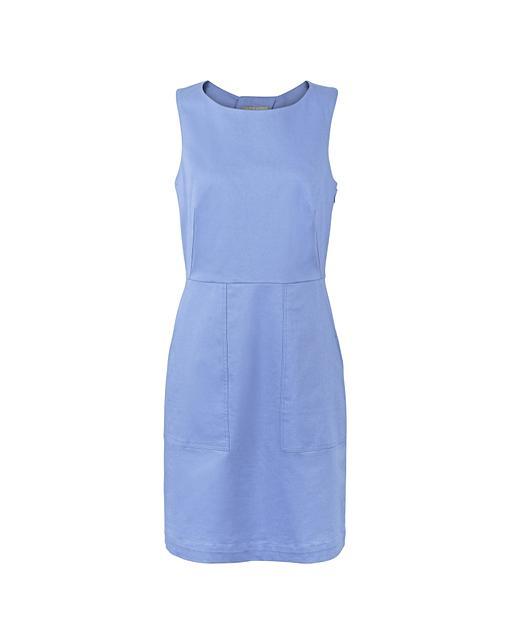 pinafore blue dress