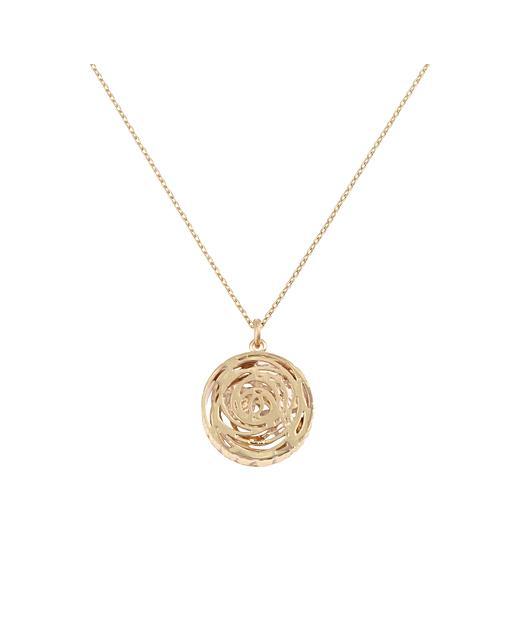 Casey Textured Shaker Pendant Necklace Small | Oliver Bonas