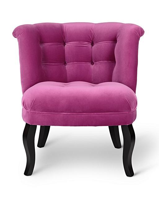 Velvet Tub Chair Oliver Bonas