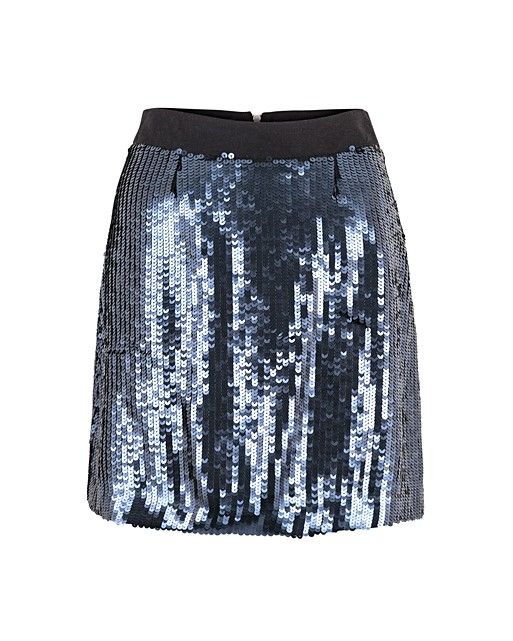 A-Line Sequin Skirt | Oliver Bonas