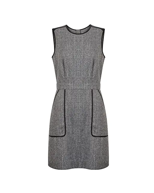 ALine Salt & Pepper Dress Oliver Bonas