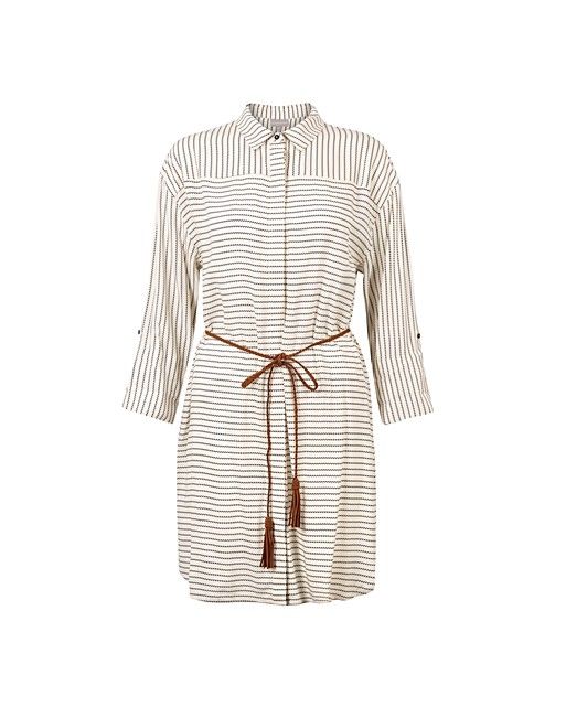 Sailor Striped Longline Shirt Dress | Oliver Bonas