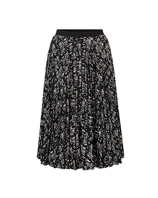 Hash Tag Pleated Skirt | Oliver Bonas