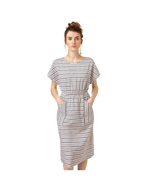 Ahoy Stripe Midi Dress Oliver Bonas